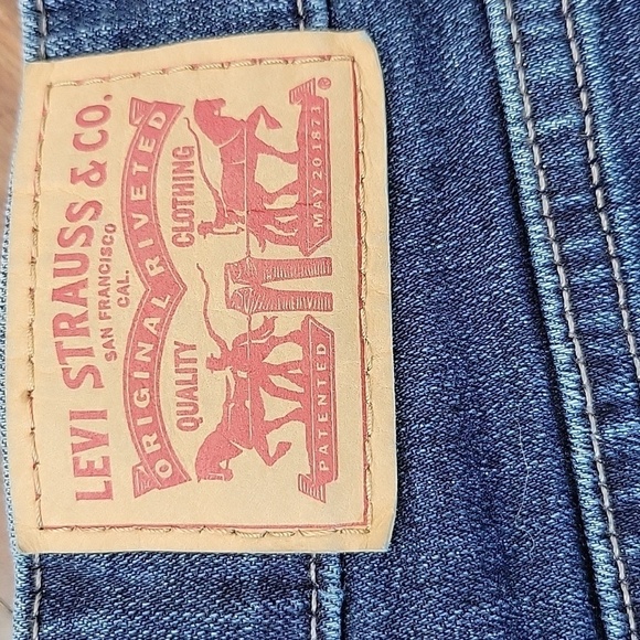 LEVI'S Woman's Classic Mid Rise Skinny Studded Jeans Denim Sz 8 29/30 - Picture 13 of 16